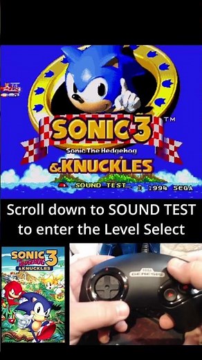 Sonic 3 & Knuckles - Level Select and Debug Mode