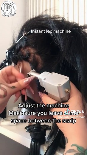 Easy to get your hands on & will save you a lot of time!😏 Youtube @beautycreatorhair #locs #dreadlocks #instantlocmachine #locmachine #fyp #foryou