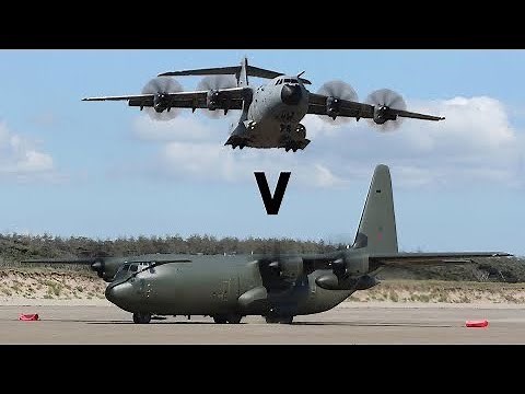 C130 V A400 BEACH LANDINGS 4K