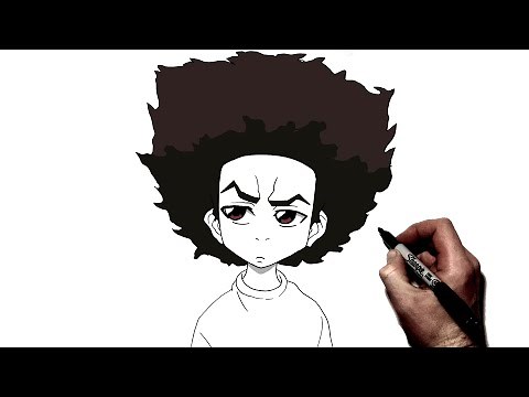 How To Draw Huey Freeman | Step By Step | Boondocks