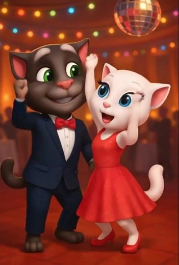 🎶 Tom & Angela - "Stand By Me" Dance Video | Talking Tom & Friends Music Special 💃🕺 #ai #talkingtom