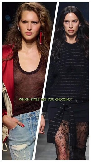 Which Style Are You Choosing? Irina Shayk or Angelina Kendall
