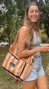 Ever can’t decide between a backpack or a tote bag? 🤷🏽‍♀️ Well this bad boy does both! Not only that but it also makes your life easier by having a travel sleeve on the back to slide over your luggage handles to be hands free at the airport ✈️ | Nakie