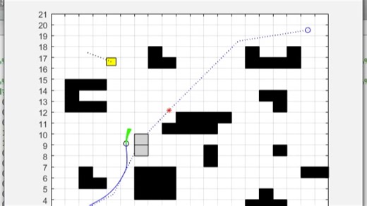 路径规划算法 改进A*和改进动态窗口融合算法 Astar 动态窗口法 Matlab