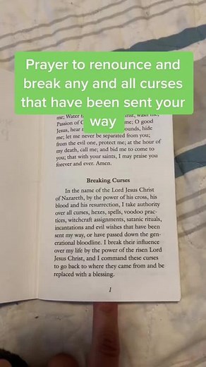 Prayer to break any and all curses over your life - save so you can liten again! #prayer #prayerforprotection #spiritualwarfare #christiantiktok #deliverance #breakinggenerationalcurses #prayerwarriors