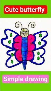 Letter B se butterfly fly banana, how to deaw butterfly with b, draw and color