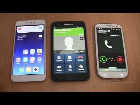 Incoming call&Outgoing call at the Same Time Samsung S3+ Note 1+Xiaomi Redmi Note 5A