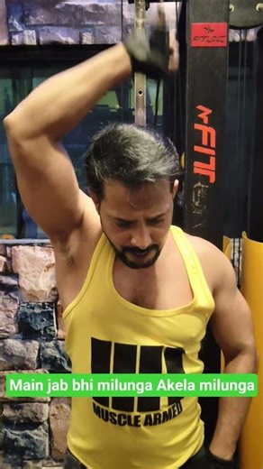 Main jab bhi milunga Akela milunga#gym #fitness #workout #fit #fitnessmotivation #bodybuilding