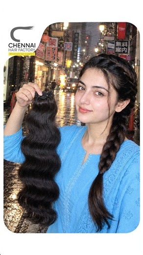 Real Body Wave Hair Extensions, See the Texture Up Close 😳| Chennai Hair Factory #rawindianhumanhair