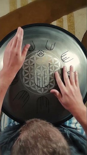 NovaDrum | Steel Tongue Drum | D Celtic Minor | Drum for meditation & soundhealing
