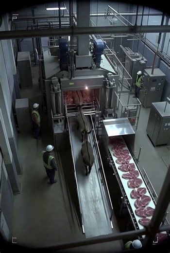 Real factory process captured by a CCTV