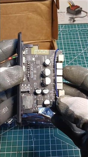 Gold Ap55 Amplifier Module Checking 🔊 | Unboxing Part 1 #shorts​