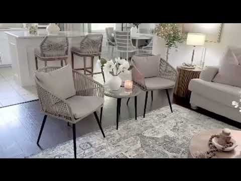 YITAHOME 3 Piece Wicker Small Patio Balcony Chair Set