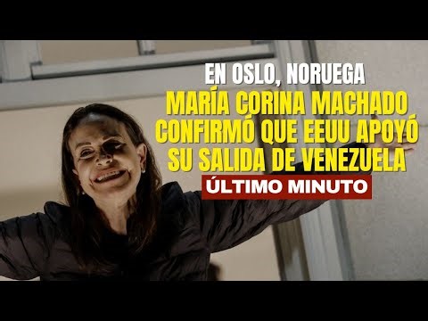 ÚLTIMO MINUTO: María Corina Machado confirma que Estados Unidos sí apoyó su salida de Venezuela