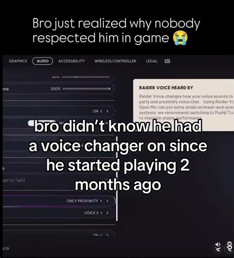 Bro doesn''t realise he has voice changer 💀 #shorts #memes