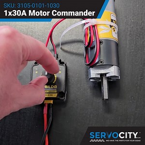 Do a good turn for your projects with the Motor Commander! With the possible exception of telekinesis, controlling your motor has never been simpler! It's fantastic for hobby and prototyping efforts that require careful rotation! https://www.servocity.com/1x30a-motor-commander/ | ServoCity.com