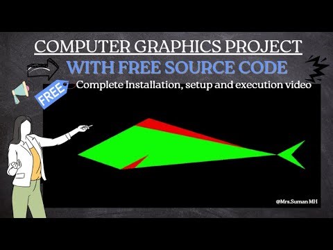 OpenGL Project | Fish | Computer Graphics Project With Free Source Code