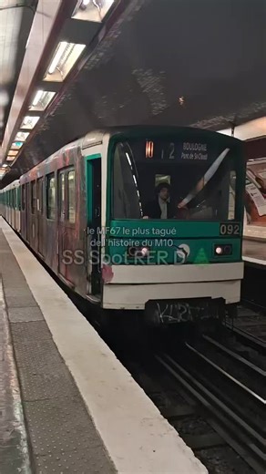 le MF67 le plus tagué de l'histoire de la RATP dinguerie #trains #spot #MF67 #archive