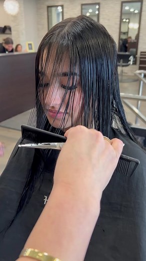 Long Bob with Face Framing Layers Tutorial