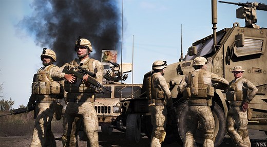 US Marines v1.2 - Bink usmc v1.2 addon - ARMA 2: Operation Arrowhead