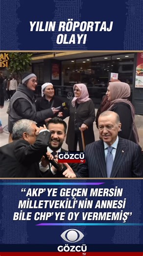 GÖZCÜ on Instagram: "Olaya bakın! @sokakkedisi.tv 10 ay önce yaptığı röportajda bugün AKP’ye geçen CHP Mersin milletvekili Hasan Ufuk Çakır’ın annesi, yengesi ve kardeşi çıktı. Adamın kendi ailesi bile CHP’ye oy vermediğini ve Erdoğan’a oy vereceğini söylemiş Kemal Kılıçdaroğlu’na söylemek istediğinizi yorumlara yazın."