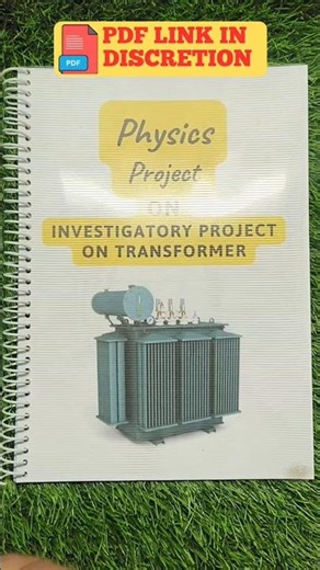 Physics Project On Investigatory Project on Transformers || #diy #project #class12 #physics
