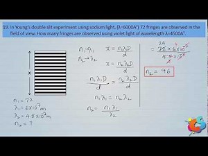9 - Class 12 - Physics -Wave Optics - Problems on Interference Part 4