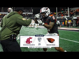 Oregon State vs. Washington State | Full Game Highlights | 2025 Pac-12 Football | Beavs vs Cougs