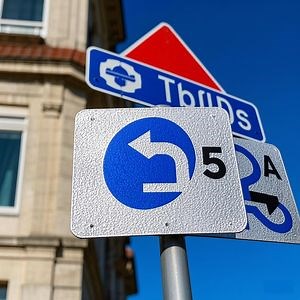 [Hot Item] Oversized Truck Route Restriction Sign