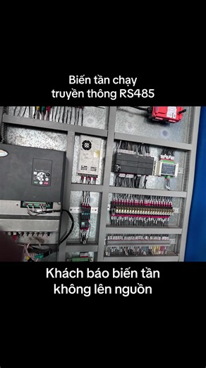 Sửa biến tần không lên nguồn: kiểm tra bo nguồn, mạch driver, RS485
