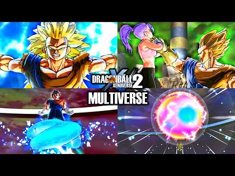 *NEW* ANIMATED Multiverse Vegito Transform Pack! Dragon Ball Xenoverse 2 ALL Forms & Custom Skills