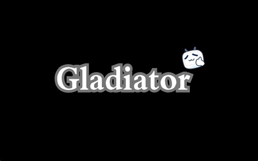 【Gladiator】动态歌词排版丨燃向丨踩点丨黑底-飞御万想-oh~yeah-哔哩哔哩视频