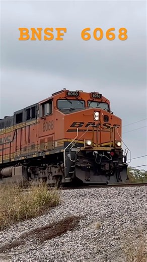 BNSF 6068 - December 1, 2025 #bnsf #railroad #railfan #railway #freighttrain