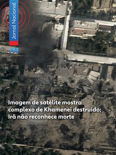 Ali Khamenei - Imagem de satélite mostra o complexo onde vivia e trabalhava o líder supremo do Irã, Ali Khamenei, completamente destruído pelos bombardeios de Israel e dos Estados Unidos. O presidente dos Estados Unidos, Donald Trump, anunciou a morte do iraniano em sua rede social. Uma fonte do alto escalão do governo israelense também confirmou a morte para a agência Reuters. O governo do Irã não reconhece a morte de Khamenei, mais cedo disse que o líder está vivo e no comando da situação. Vej