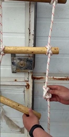 How to Tie Rope Ladder Steps