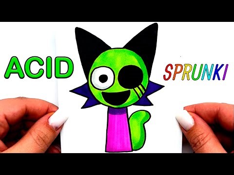 How to draw Acid sprunki pyramixed
