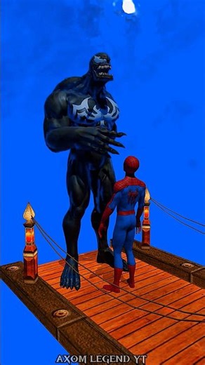 Spiderman VS 999 LVL Boss Can Spiderman Defeat Venom Help Spider man #gta #spiderman #funny