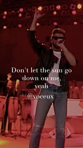 George Michael - Don’t Let the Sun Go Down on Me #acapella #vocalsonly #voice #voceux #vocals #eltonjohn #georgemichael #dontletthesungodownonme | Voceux
