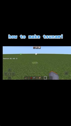 Minecraft Tsunami Command Block Tutorial