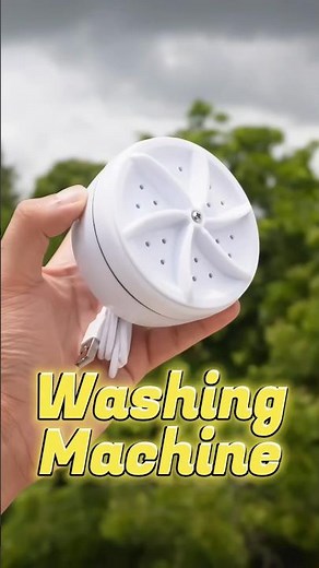 World’s Smallest Washing Machine Tested | Mini Tech Gadgets
