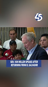 41K views · 1.3K reactions | Maryland Senator Chris Van Hollen provided an update following his return to the U.S. and meeting with Kilmar Abrego Garcia in El Salvador. MORE: https://bit.ly/42Ttxlu | WBFF FOX 45 | Facebook