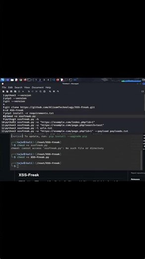 XSS Freak Tool for Beginners Install, Use & Fix Errors part 3