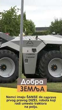 Nemci PRAVE prvog pravog robota umesto traktora koji radi u polju #mehanika #mašina #selo