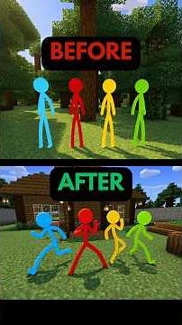 I Gave Life to Alan Becker Stick Figures in Minecraft Bedrock…