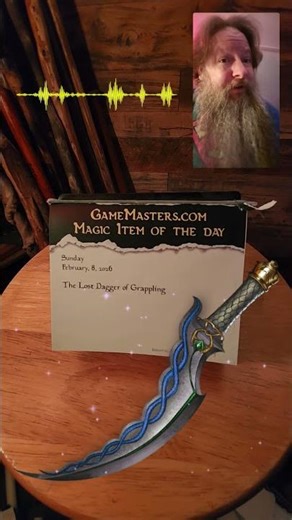 February 8th, 2026 Magic Item of the Day The Lost Dagger of Grappling!