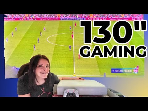 GAMING MÁXIMO en 130 pulgadas -Samsung The Premiere 4K triple LASER proyector-