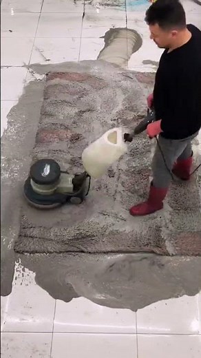floor polishing machine restoring surface shine flow #shorts #v=gQ6gmGDr6oU