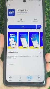 HOW TO DOWNLOAD BDO ONLINE APP | Riencyll Cabile #bdo #bdoonline #bdoapp #download #mobilebanking