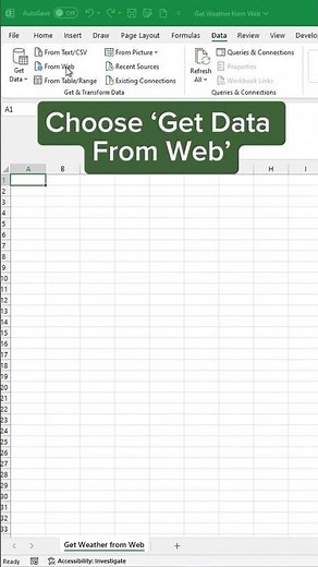 GET Weather Data in Excel Without ANY Hassle!