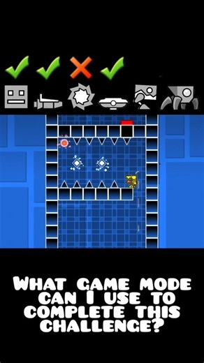 What game mode can I use to complete this challenge? #geometrydash #subscribe